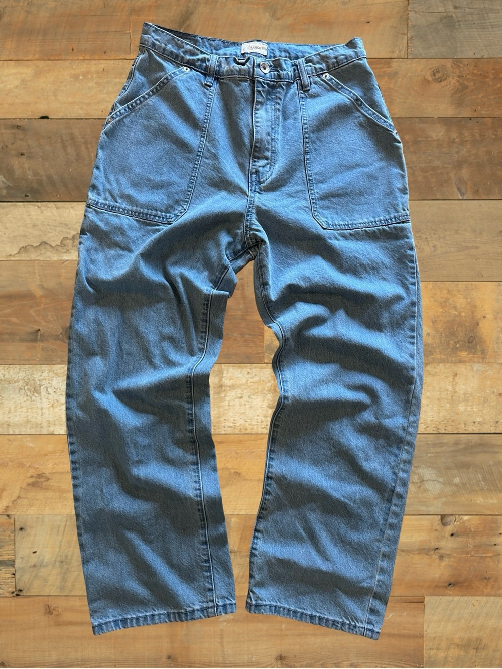 Brixton Blue Wash Carpenter Jeans Utility Pants 30x27